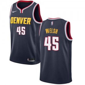 Nike NBA Maillots De Basket Welsh Denver Nuggets #45 Homme Icon Edition bleu marine