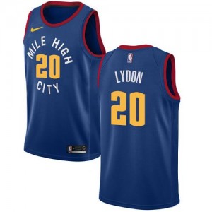 Nike Maillots Basket Tyler Lydon Denver Nuggets Homme Bleu Statement Edition No.20