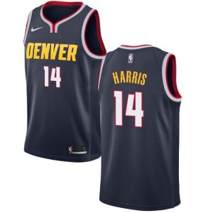 Nike NBA Maillots De Basket Gary Harris Nuggets bleu marine No.14 Icon Edition Homme