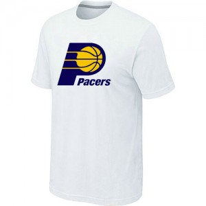 T-Shirt De Indiana Pacers Big & Tall Primary Logo Homme Blanc