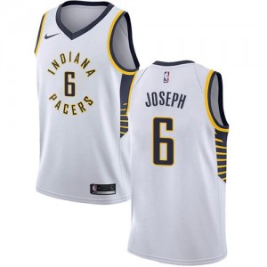 Maillots Cory Joseph Pacers Association Edition Blanc Homme Nike #6
