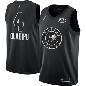 Jordan Brand NBA Maillots Basket Oladipo Pacers Noir #4 2018 All-Star Game Homme