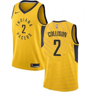 Nike Maillot De Darren Collison Indiana Pacers #2 Homme Statement Edition or