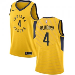 Nike Maillot De Basket Oladipo Pacers No.4 Homme or Statement Edition