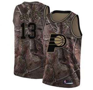 Nike NBA Maillot De Paul George Pacers Homme #13 Camouflage Realtree Collection