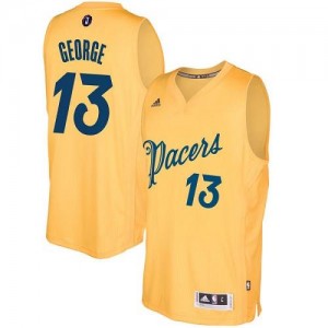 Adidas NBA Maillot Basket Paul George Indiana Pacers 2016-2017 Christmas Day Homme or No.13