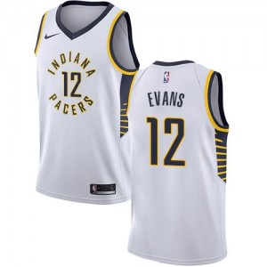 Maillots Basket Tyreke Evans Indiana Pacers Homme Nike Blanc Association Edition No.12