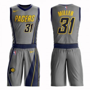 Nike NBA Maillots Miller Indiana Pacers Enfant Suit City Edition #31 Gris