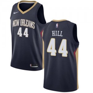 Nike NBA Maillots De Basket Hill Pelicans No.44 Icon Edition bleu marine Enfant