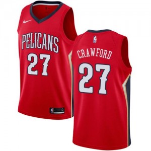 Nike NBA Maillots De Crawford New Orleans Pelicans Enfant Statement Edition Rouge No.27