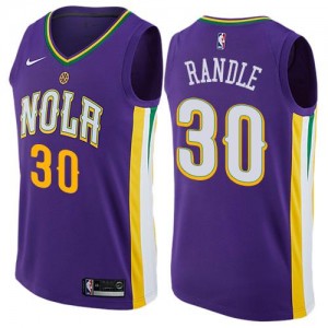 Nike Maillots De Basket Julius Randle New Orleans Pelicans Violet Homme #30 City Edition