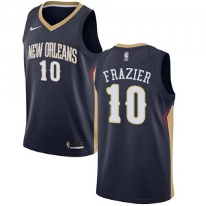 Maillot Frazier Pelicans No.10 bleu marine Homme Icon Edition Nike
