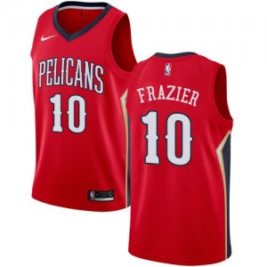 Maillot De Tim Frazier Pelicans Rouge Nike Homme #10 Statement Edition