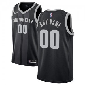 Nike NBA Maillot Personnalisable De Basket Pistons City Edition Noir Homme