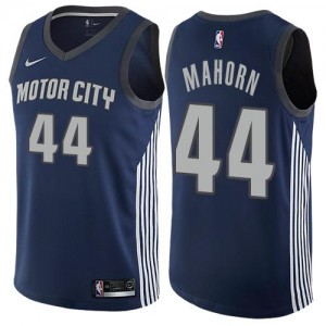 Nike NBA Maillot De Rick Mahorn Detroit Pistons Homme #44 bleu marine City Edition