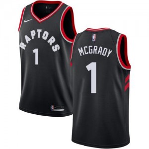 Nike NBA Maillots De Mcgrady Toronto Raptors Noir Statement Edition No.1 Homme