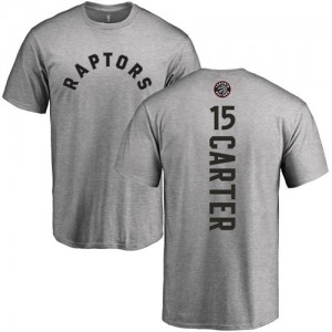 Nike NBA T-Shirts De Carter Raptors #15 Ash Backer Homme & Enfant