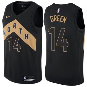 Nike NBA Maillots De Danny Green Toronto Raptors No.14 City Edition Enfant Noir