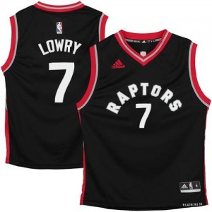Adidas NBA Maillots Kyle Lowry Raptors #7 Noir Homme