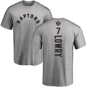 Nike T-Shirt De Kyle Lowry Raptors No.7 Ash Backer Homme & Enfant 