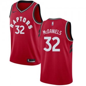 Maillots De McDaniels Toronto Raptors No.32 Nike Homme Rouge Icon Edition