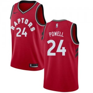 Nike Maillots De Basket Powell Toronto Raptors No.24 Homme Rouge Icon Edition