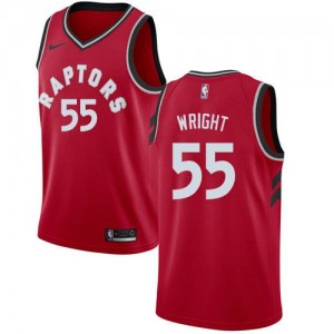 Maillots Basket Wright Toronto Raptors No.55 Icon Edition Rouge Nike Enfant