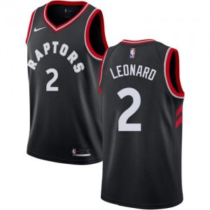 Maillot Basket Leonard Toronto Raptors Enfant Nike Noir Statement Edition No.2