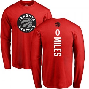 Nike NBA T-Shirt De Miles Raptors Homme & Enfant Rouge Backer Long Sleeve No.0