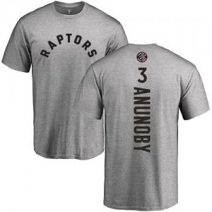 Nike NBA T-Shirts De OG Anunoby Toronto Raptors Ash Backer No.3 Homme & Enfant 