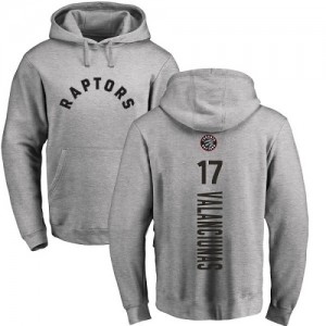 Nike NBA Sweat à capuche Jonas Valanciunas Toronto Raptors No.17 Ash Backer Homme & Enfant Pullover