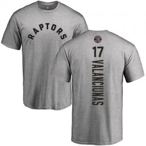 Nike T-Shirts De Jonas Valanciunas Toronto Raptors Ash Backer #17 Homme & Enfant