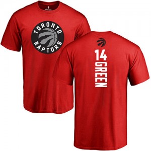 Nike T-Shirt De Basket Green Toronto Raptors #14 Rouge Backer Homme & Enfant