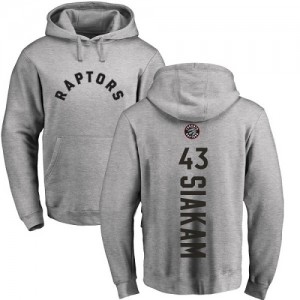 Sweat à capuche Basket Siakam Toronto Raptors Pullover Nike #43 Ash Backer Homme & Enfant