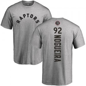 Nike T-Shirts De Nogueira Toronto Raptors #92 Homme & Enfant Ash Backer