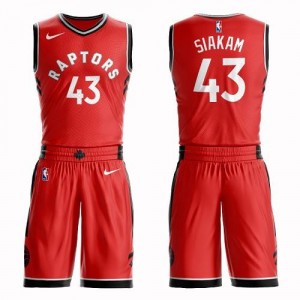 Nike NBA Maillot De Pascal Siakam Toronto Raptors Suit Icon Edition #43 Enfant Rouge