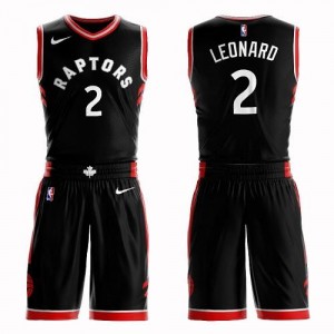 Nike Maillot De Basket Kawhi Leonard Raptors No.2 Homme Noir Suit Statement Edition