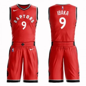 Maillots Ibaka Toronto Raptors Nike Suit Icon Edition Rouge No.9 Enfant