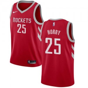 Nike NBA Maillot De Robert Horry Rockets Icon Edition #25 Rouge Homme