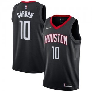 Nike NBA Maillots Gordon Rockets Statement Edition Noir No.10 Enfant