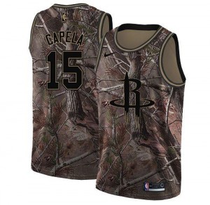 Nike Maillot De Basket Capela Rockets #15 Camouflage Realtree Collection Homme