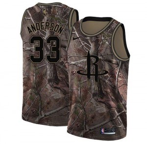 Maillot Ryan Anderson Houston Rockets Nike Camouflage Enfant #33 Realtree Collection