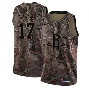 Nike Maillot De Basket Tucker Houston Rockets Homme No.17 Realtree Collection Camouflage