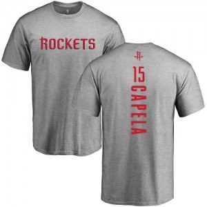 Nike T-Shirts Capela Houston Rockets No.15 Ash Backer Homme & Enfant