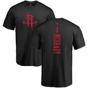 T-Shirt De Basket Tracy McGrady Rockets Homme & Enfant Backer noir une couleur Nike No.1