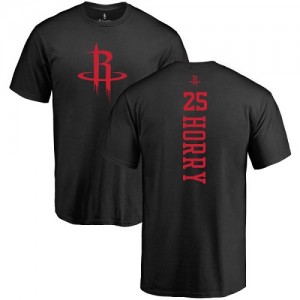 T-Shirt Robert Horry Rockets Nike Backer noir une couleur Homme & Enfant #25 