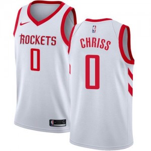 Maillot Chriss Houston Rockets Association Edition No.0 Nike Homme Blanc