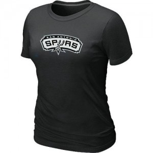  Tee-Shirt Spurs Femme Big & Tall Primary Logo Noir