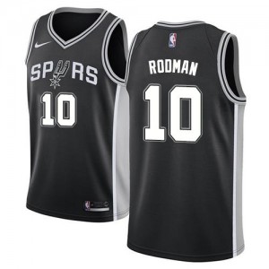 Maillots Basket Rodman San Antonio Spurs Icon Edition Nike Homme Noir #10