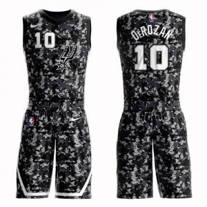 Nike Maillot DeMar DeRozan San Antonio Spurs Homme Camouflage Suit City Edition No.10